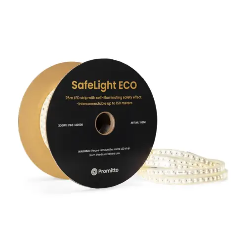 50M SafeLight ECO (2x25M), 4000K, 1500LM/M, 144LED/M, IP65