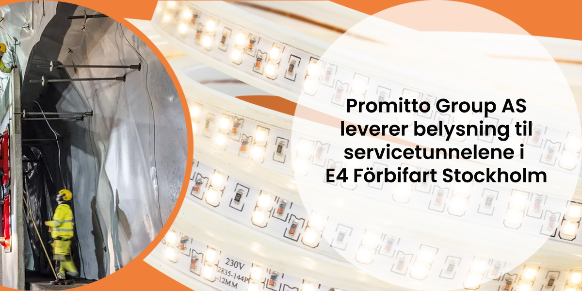 You are currently viewing Promitto AS leverer 55.000 meter LED-belysning til E4 Förbifart Stockholm